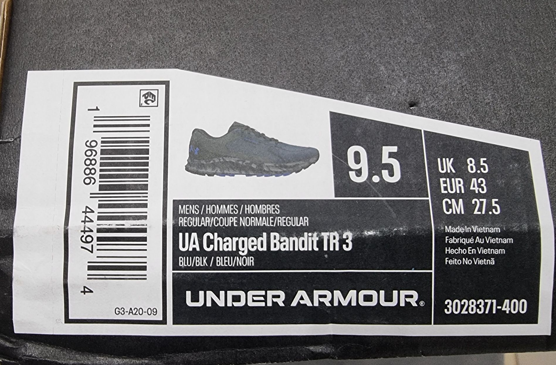 Buty Charged Bandit TR 3 Under Armour rozmiar 43 27,5 cm