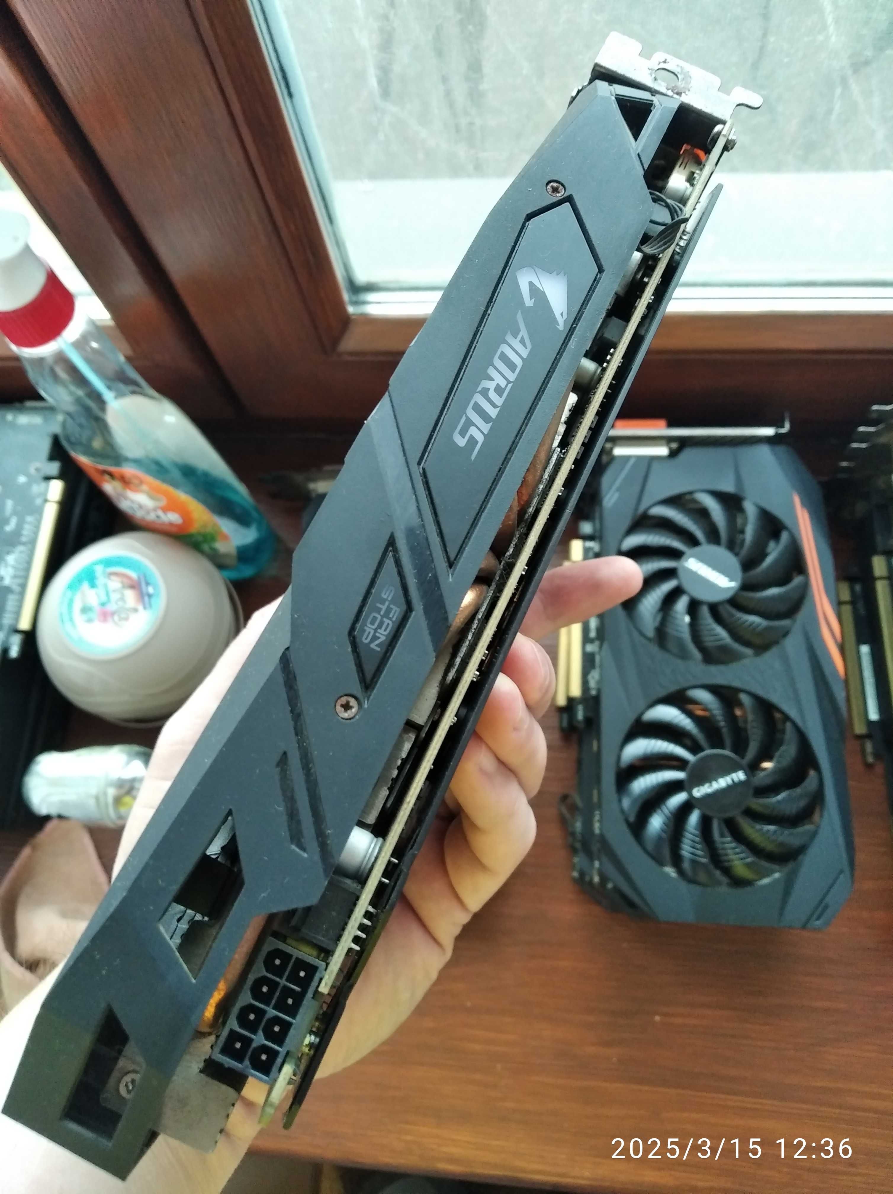 Видеокарта Gigabyte RX 570 4gb 256 bit, в наличии 4 штуки