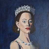 Portret Królowej Elżbieta II (Claire Foy z serialu The Crown)