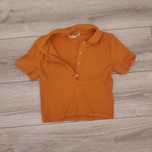 Koszulka typu polo pull&bear S pomaranczowa
