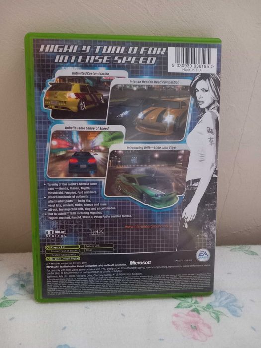 Need for speed underground para XBOX