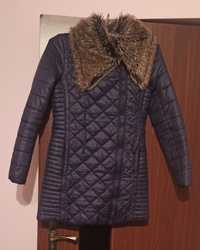 Kurtka zimowa/ płaszczyk/ płaszcz zimowy z futerkiem/kurtka pikowana