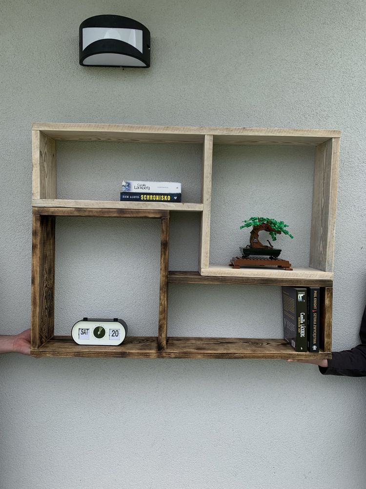 Szafka wisząca w stylu loft design, handmade, nowa, zaimpregnowana