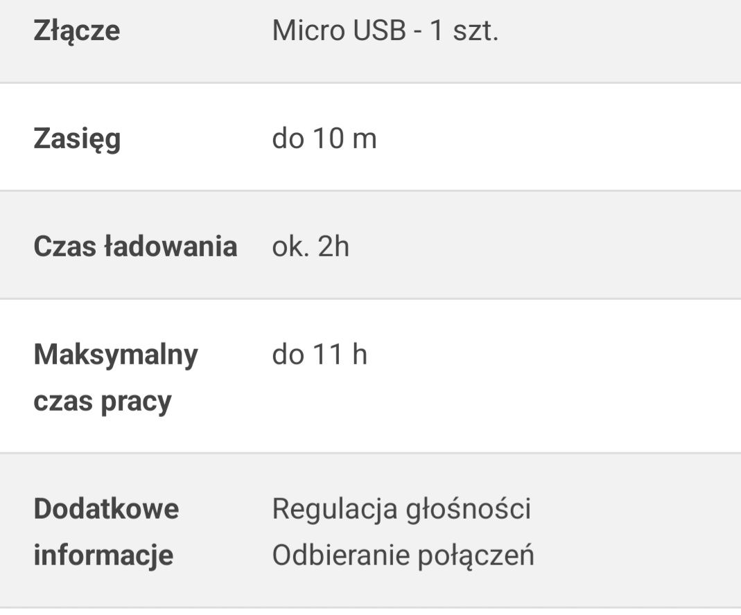 Słuchawki JBL T450BT bezprzewodowe Bluetooth