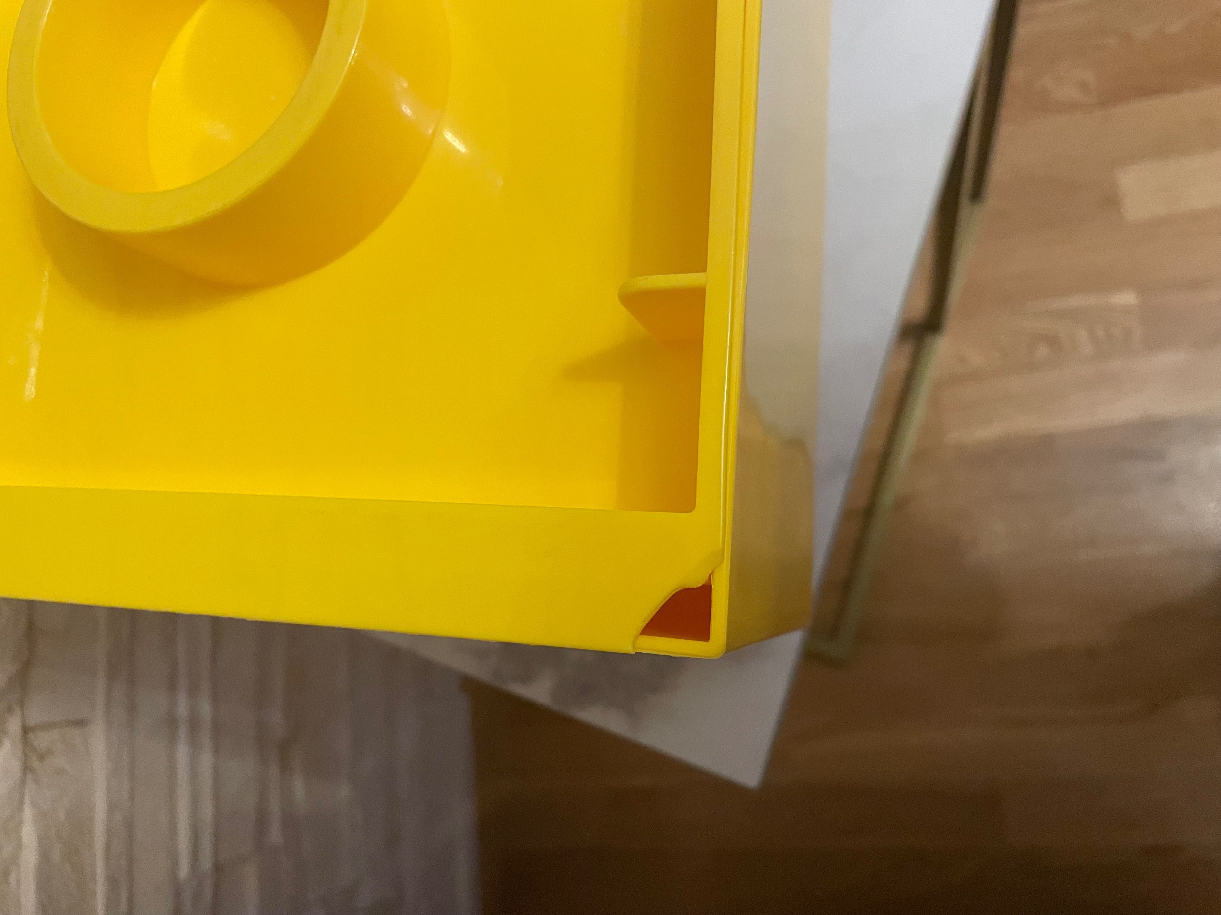 LEGO  Pojemnik na klocki z szufladami żółty duży