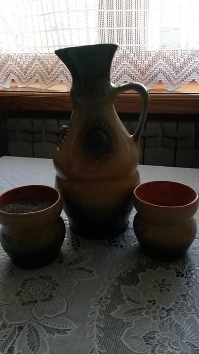 набор для вина глина