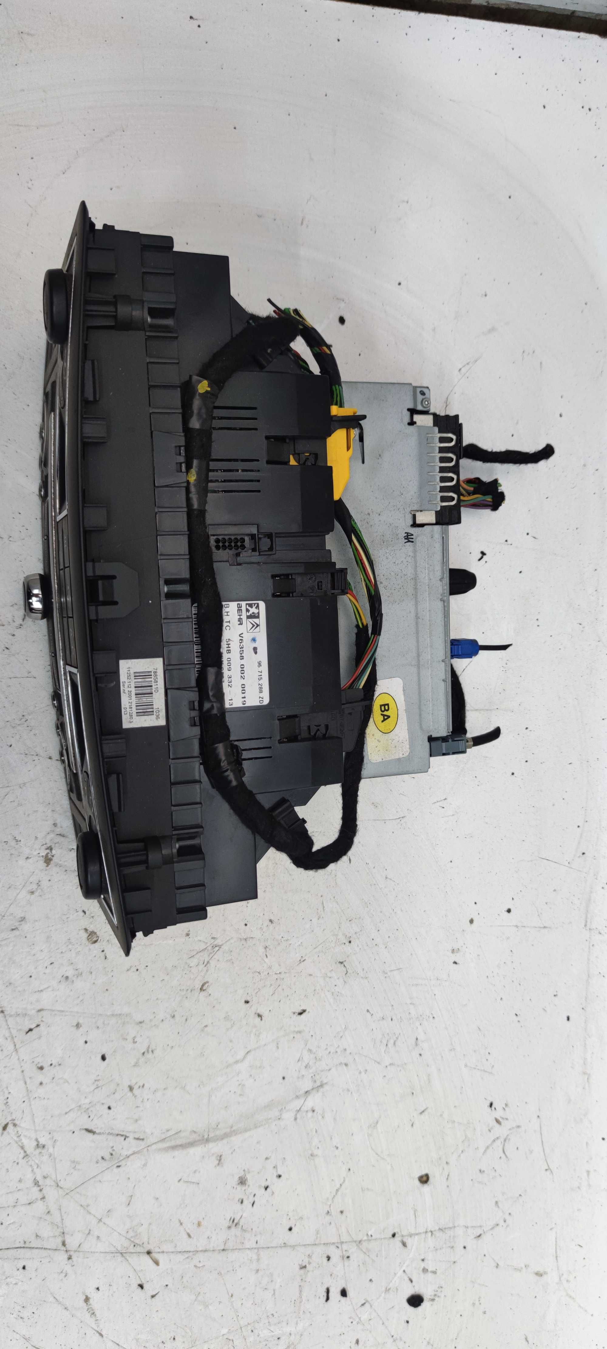 Radio Nawigacja Citroen C5 X7 III Panel Nawiewu Klimatyzacji