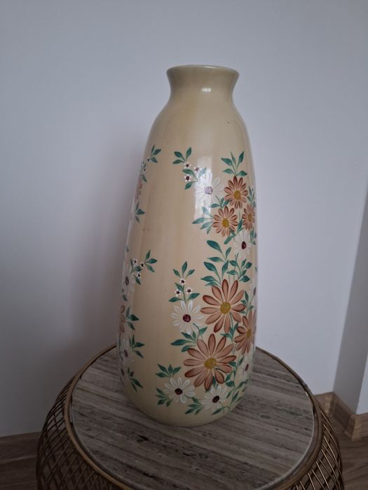 Śliczny retro vintage wazon Tułowice duży lata 60