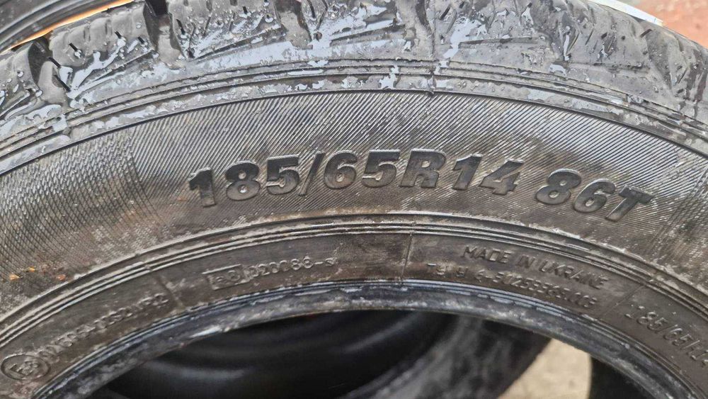 Новая резина Зима 185/65 R14 комплект с наклейками 25 год