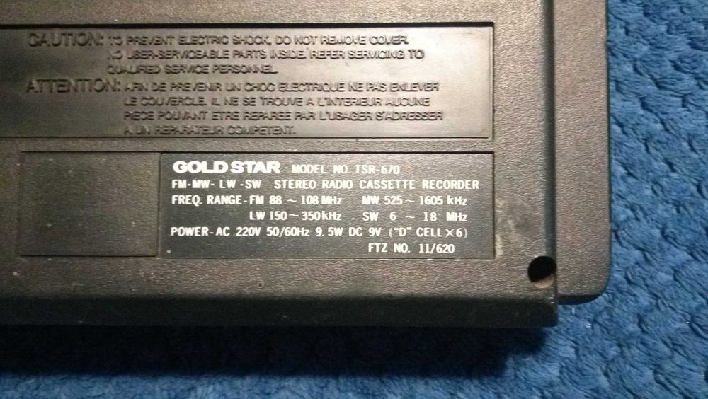 Goldstar radiomagnetofon
