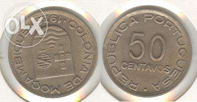 Moeda $50/1936 - Moçambique
