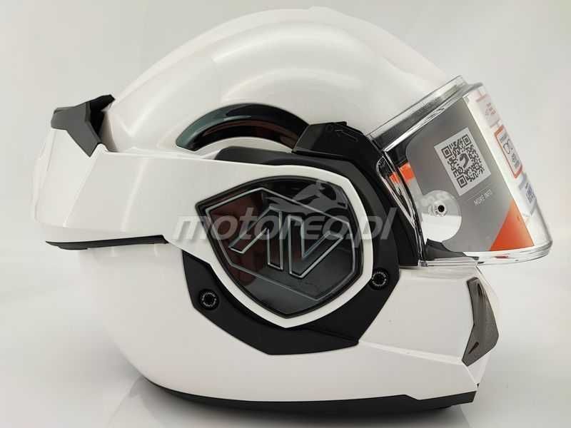 WYPRZEDAŻ Kask Szczękowy Blenda LS2 FF906 ADVANT Biały Połysk