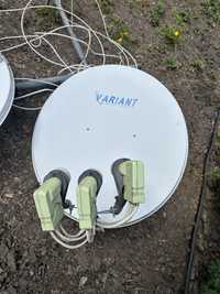 Спутниковая антенна Viasat с тремя головками крепления