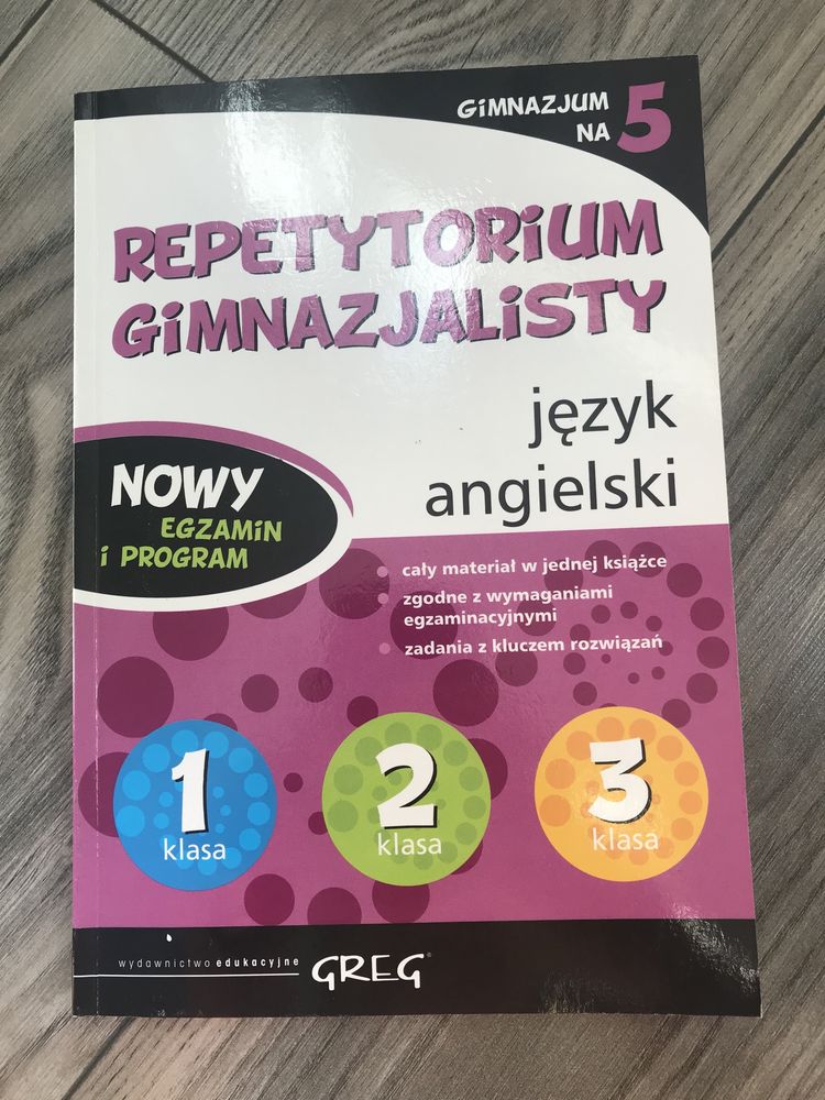 Repetytorium gimnazjalisty język Angielski