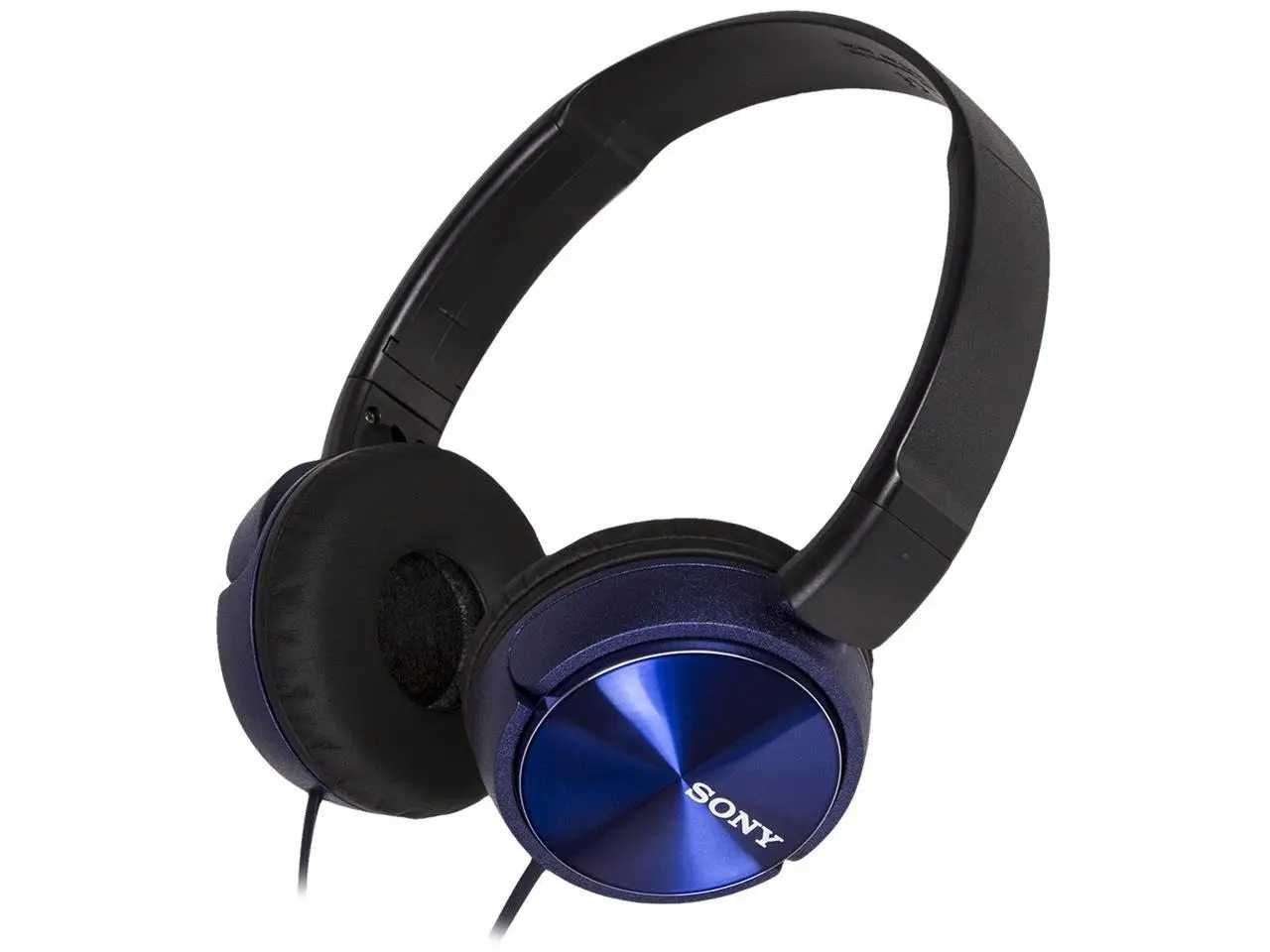 Навушники SONY сині, накладні, дротові, соні оригінал