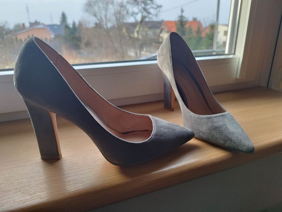 Szare czółenka damskie KAZAR STUDIO