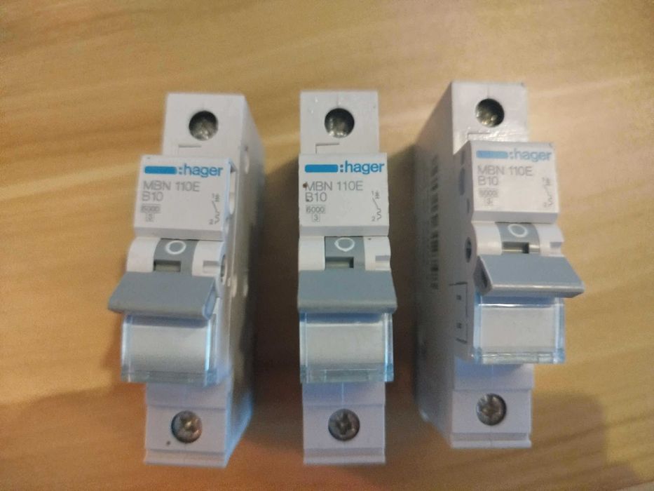 Wyłącznik nadprądowy HAGER MBN110E 3szt