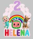 Topper na tort CoComelon Helena 2