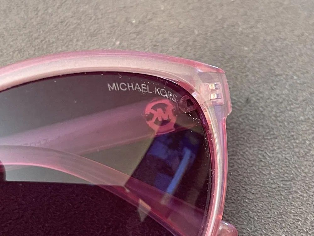 Różowe Okulary przeciwsłoneczne Michael Kors - filtr UV400