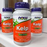 Kelp, Келп, йод, бурые водоросли, США, 150 мкг, 200 таблеток