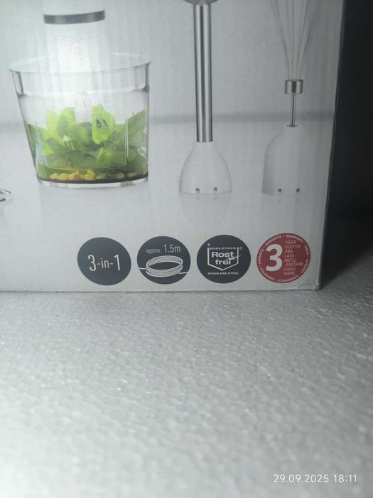 Silvercrest Blender ręczny 600 W z zestawem akcesoriów