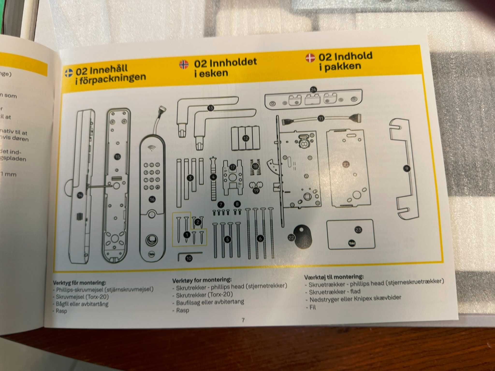 Inteligentny zamek Yale Doorman L3S Brushes z klamką nowy