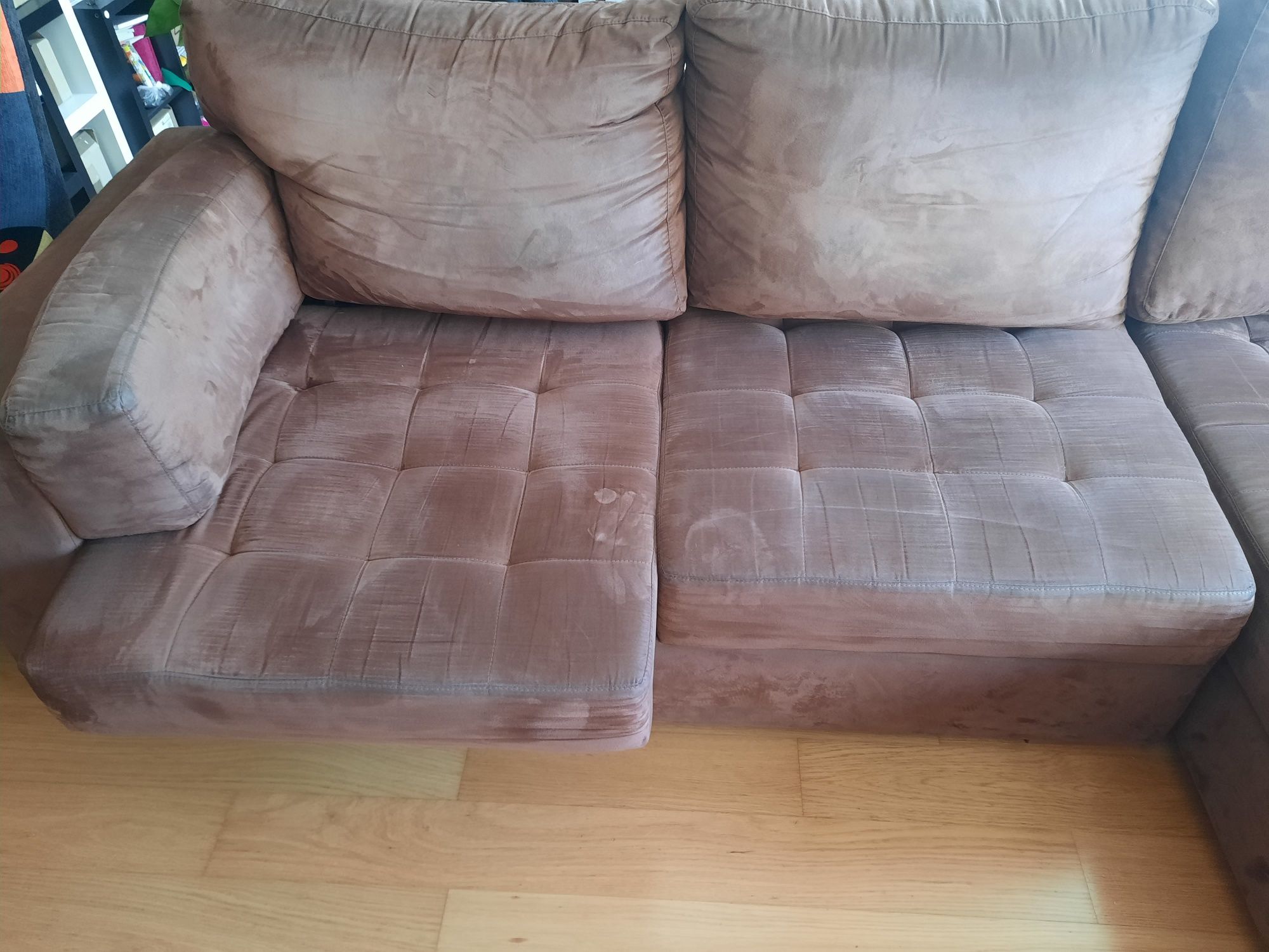 sofá com chaise long
