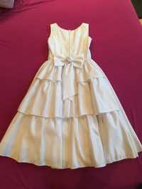 Sukienka biała komunijna 140-146 cm