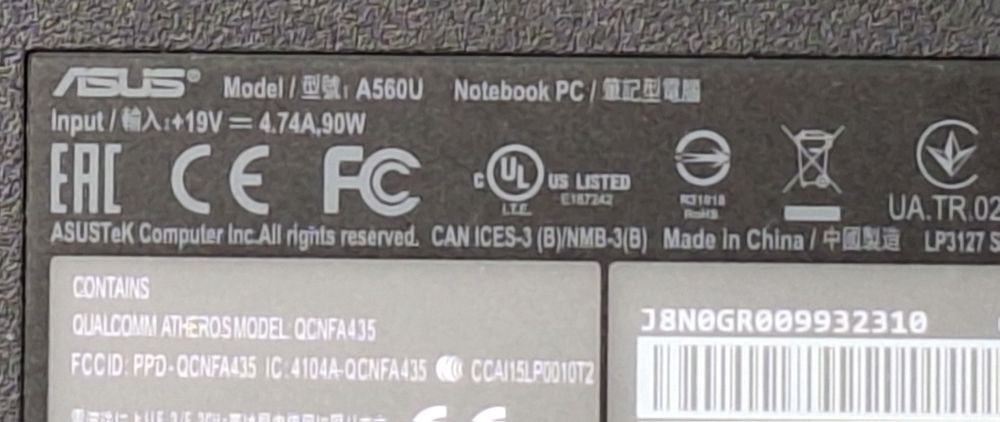 Portátil Gaming Asus A560UD…
Portátil deixou de ligar após avaria na