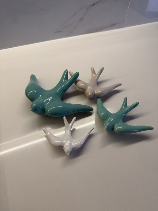 Pack 4 andorinhas decoracao