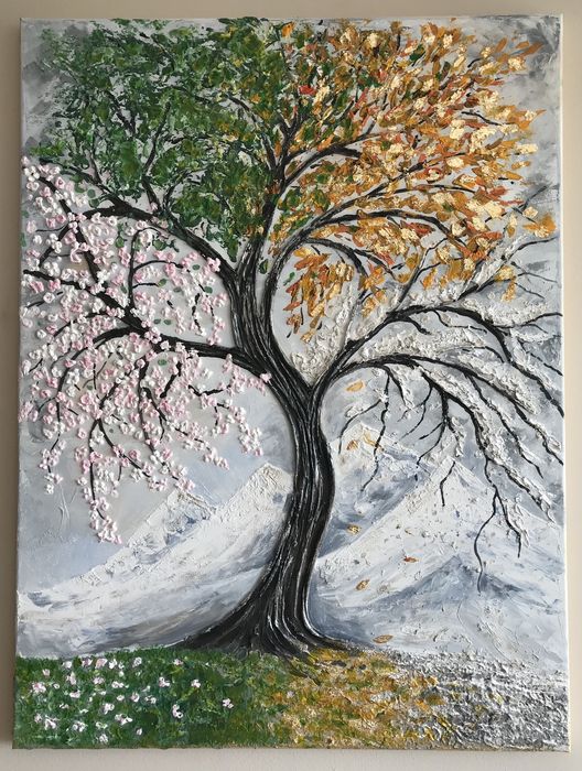 Obraz „Drzewa pór roku”