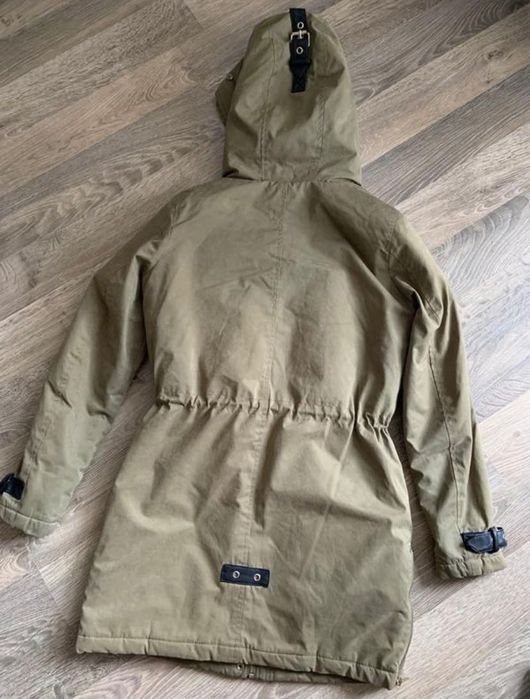 Парка зимова LC Waikiki довга курточка хакі куртка