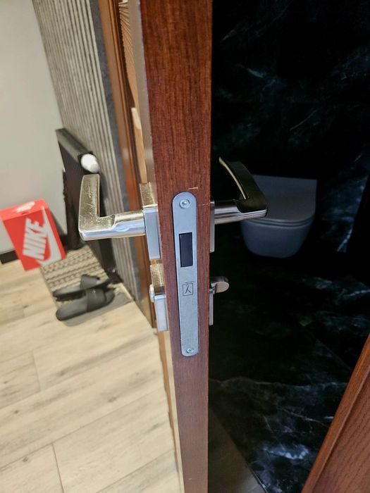 Drzwi wewnętrzne drewniane 3 sztuki