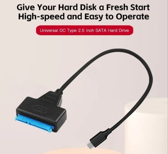 Адаптер для підключення SATA HDD і SSD дисків формату 2.5" до Type-C