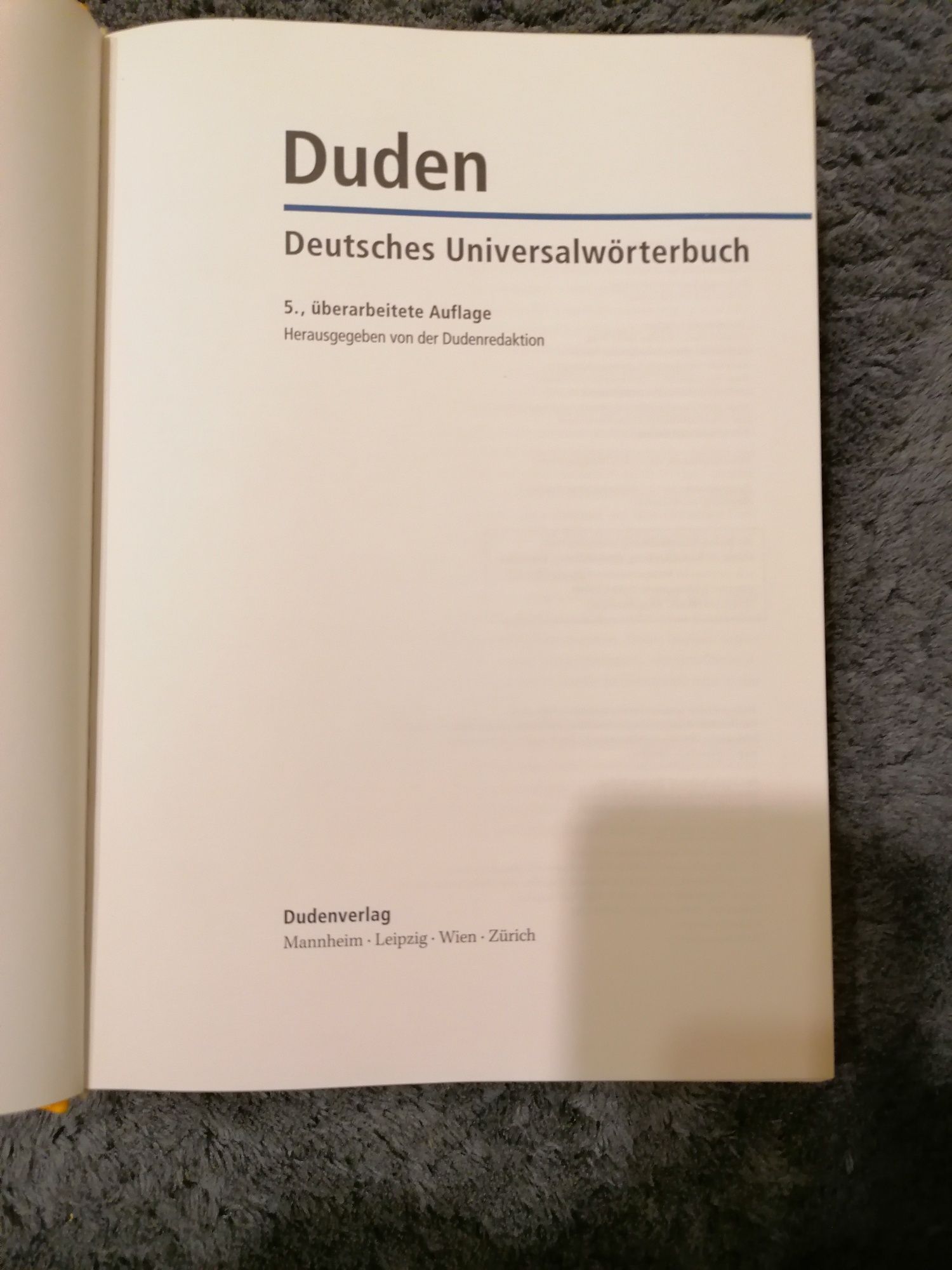 Słownik Duden Deutsches Uniwersalwörterbuch