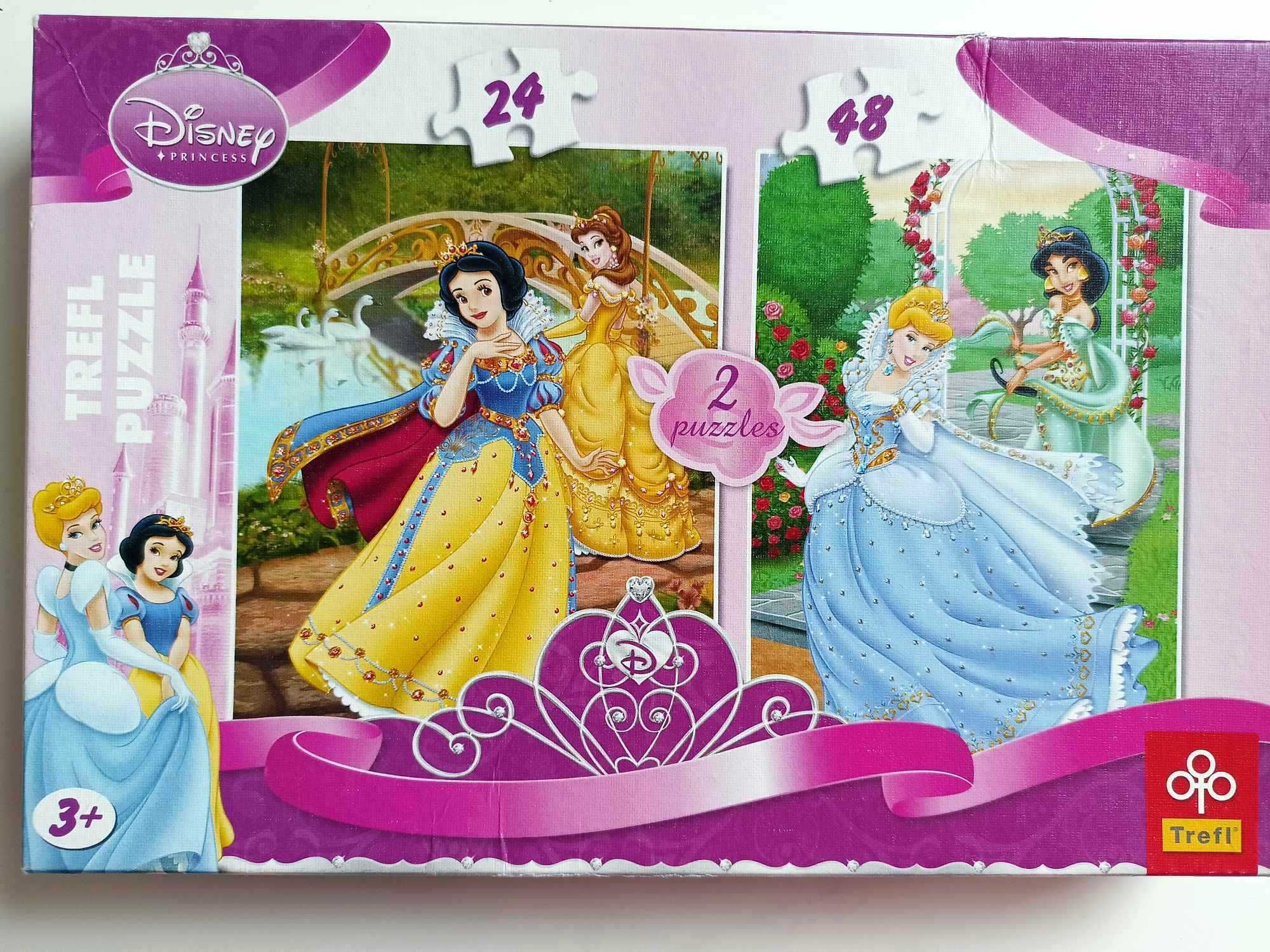 Puzzle Disney, księżniczki dla dziewczynki 3+