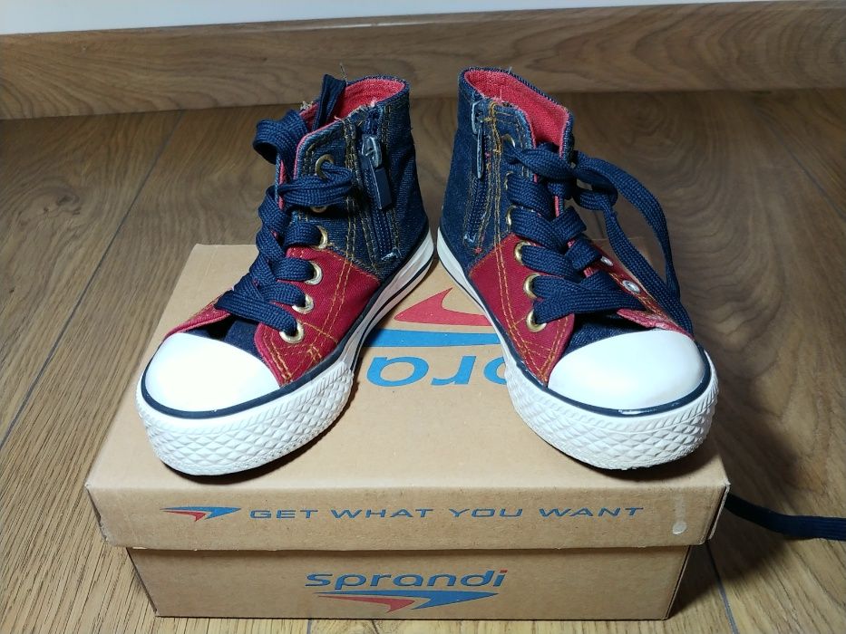 Buty dziecięce trampki wysokie roz. 26 Sprandi