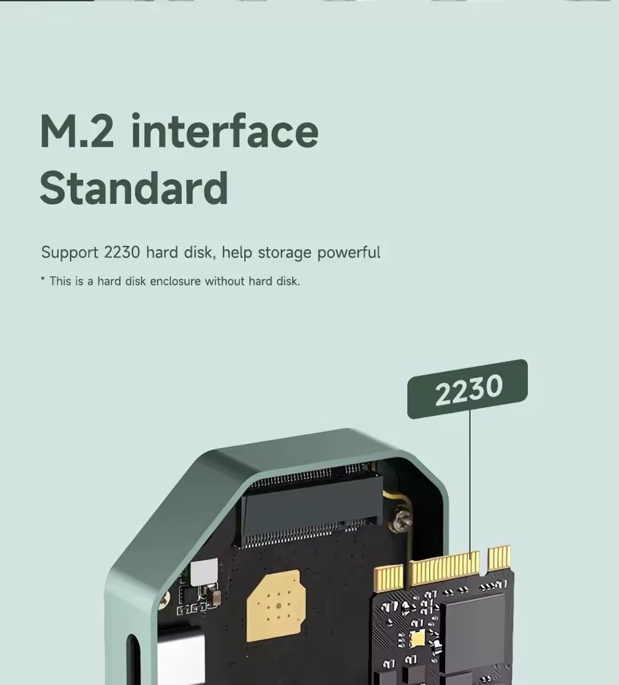 Корпус карман жесткий диск внешний ssd Hagibis 2230