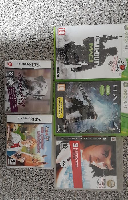 Mirror edge/Call of duty modern warfare 3/Halo 4+2 jogos ds*