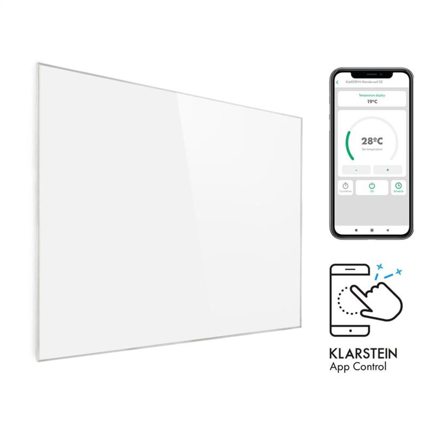 Wonderwall Smart 1200 watt panel grzewczy na podczerwień, 100 x 120c