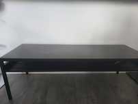 Movel de centro IKEA preto ferro e tampo reversivel