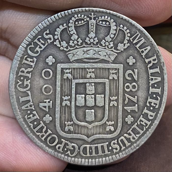 Moeda 480 Reis D MARIA/PEDRO 1782