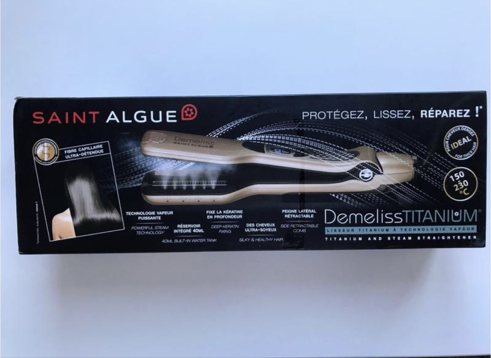 Паровий випрямляч для волосся Demeliss Saint Algue