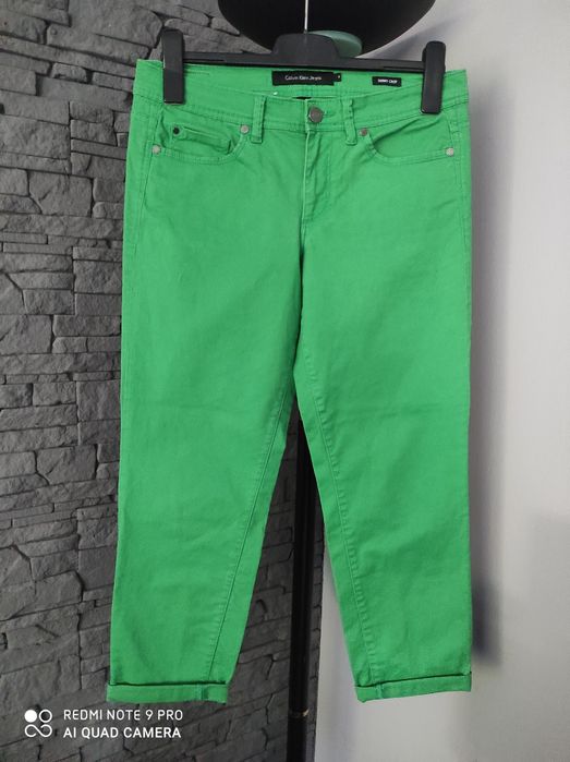 Calvin Klein__Spodnie jeansy 3/4__ Rozmiar L