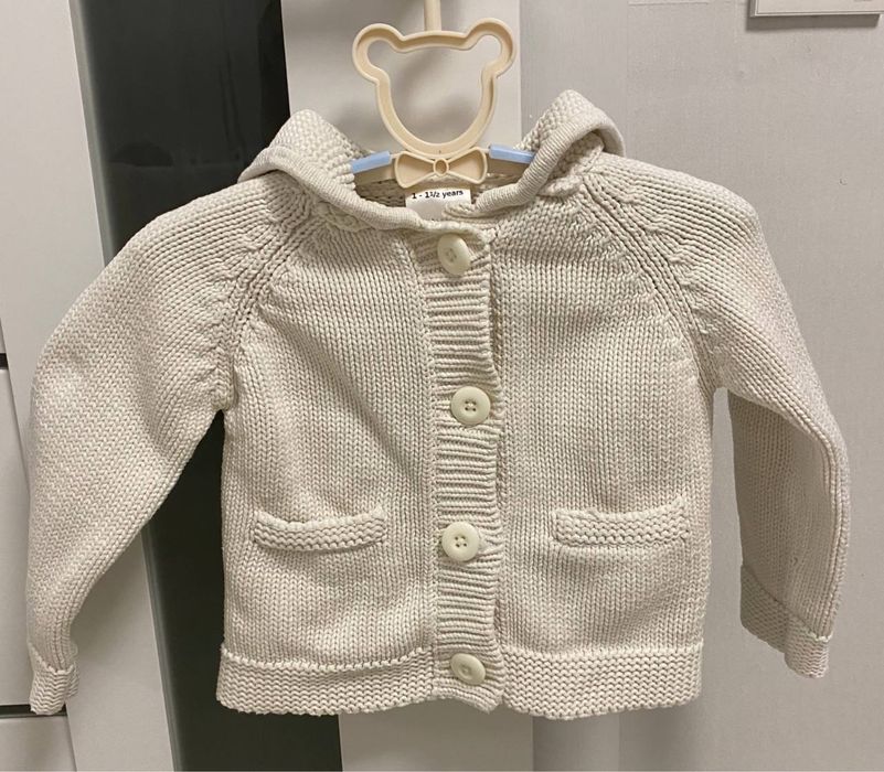 Вязаная новая теплая кофта для детей детская новая