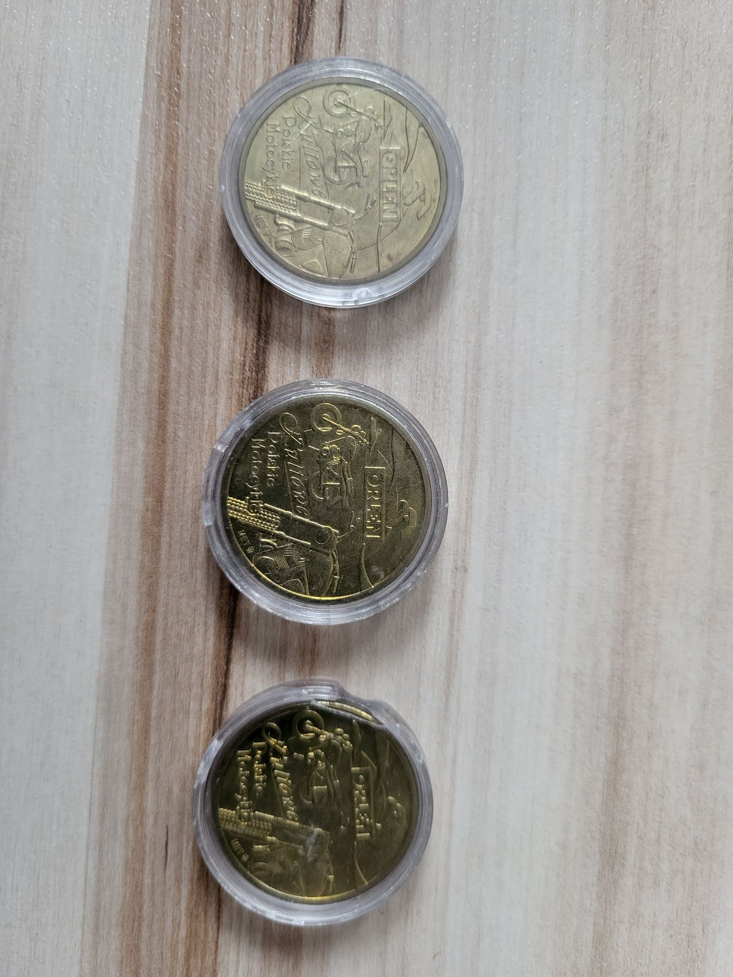 Monety kolekcjonerskie Orlen motocykle