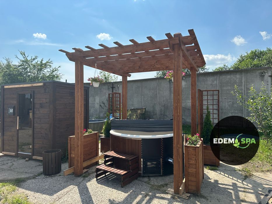 Спа купель! Чан на дровах! Чан з джакузі! Баня офуро!