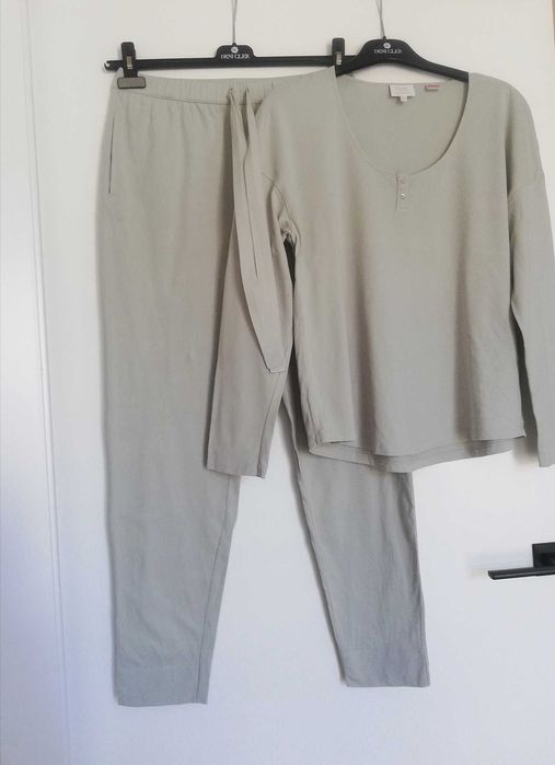 Massimo Dutti Piżama damska Loungewear 36S szałwiowa 100% Bawełna
