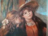 Reprodukcja obrazu Renoir – Portret dwóch dziewczynek