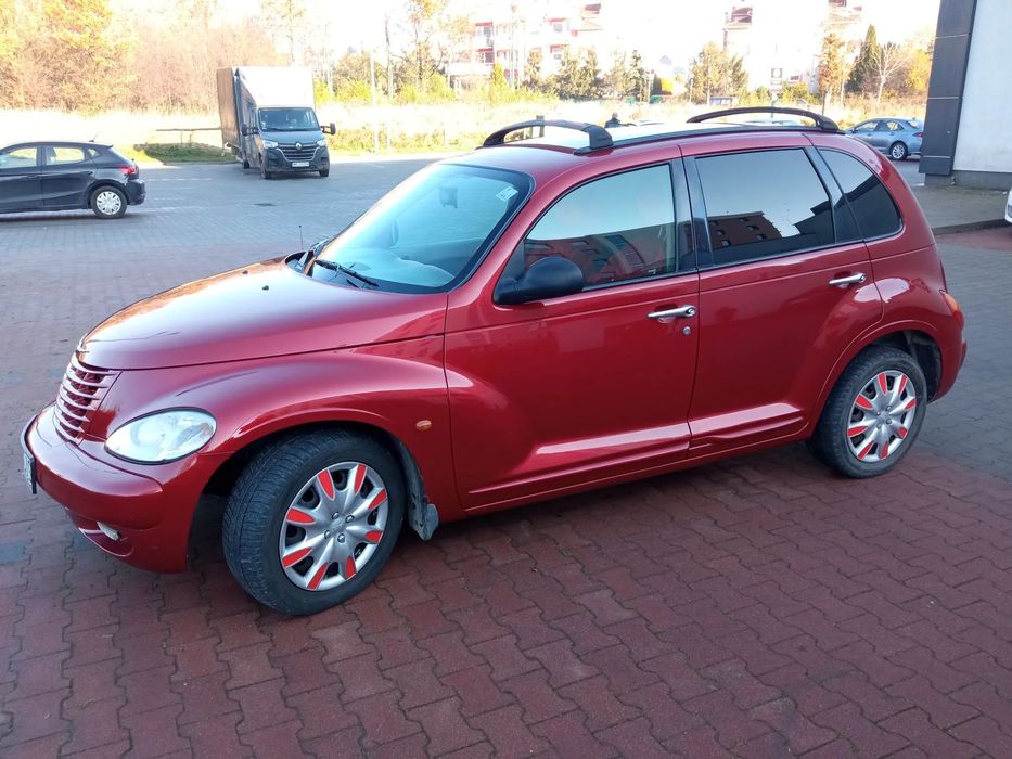 Chrysler PT Cruiser 2,0 benzyna z gazem, tylko 120 tyś km, czerwony kolor, śliczny